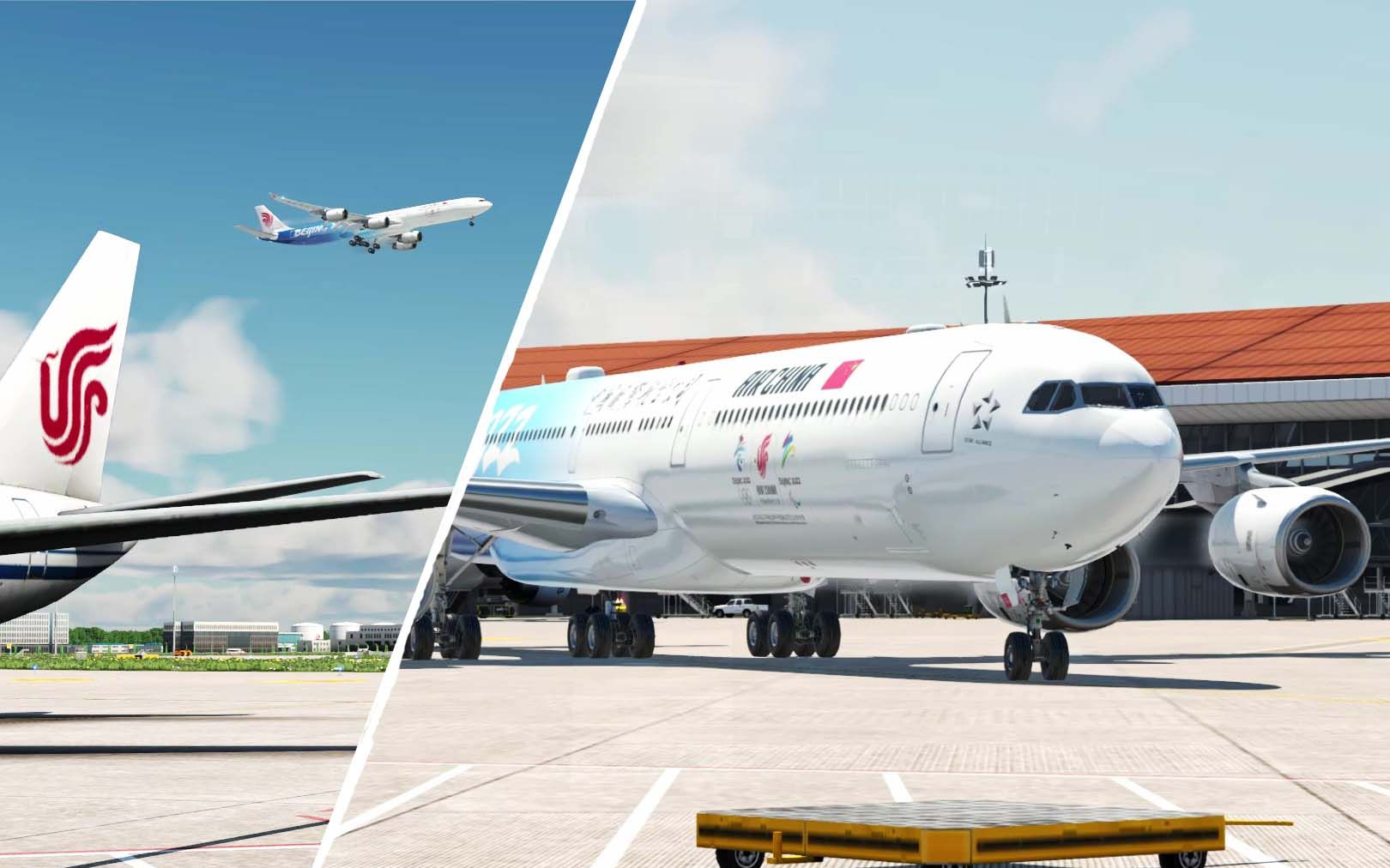 xplane11从大兴机坪上头掠过的最终进近落地五分钟滑行半吨油tolissa