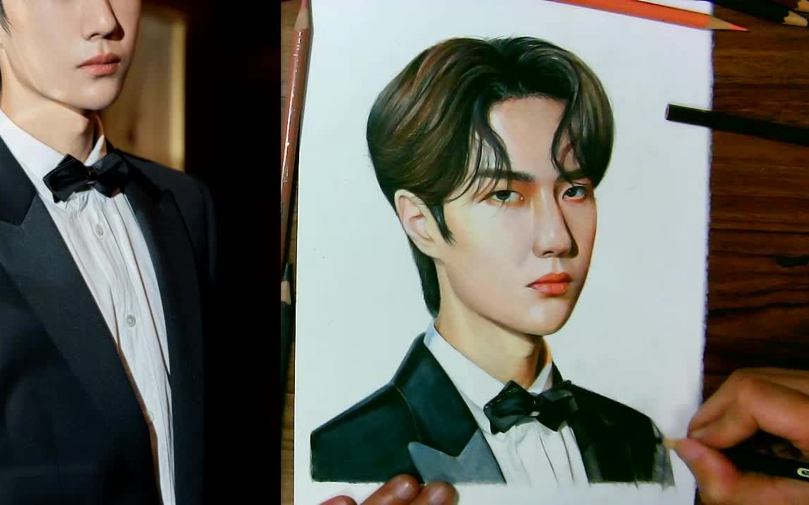 手绘从零开始日常来一发王一博