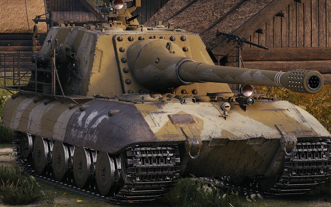 [lacho wot replays] 坦克世界 e100突 - 6杀 1.14万伤害