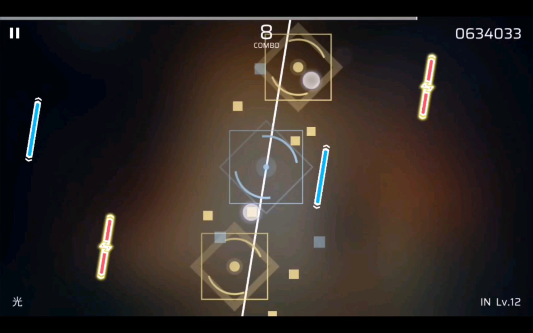 phigros〗音游人被乱飞的判定线背刺的一生(键来