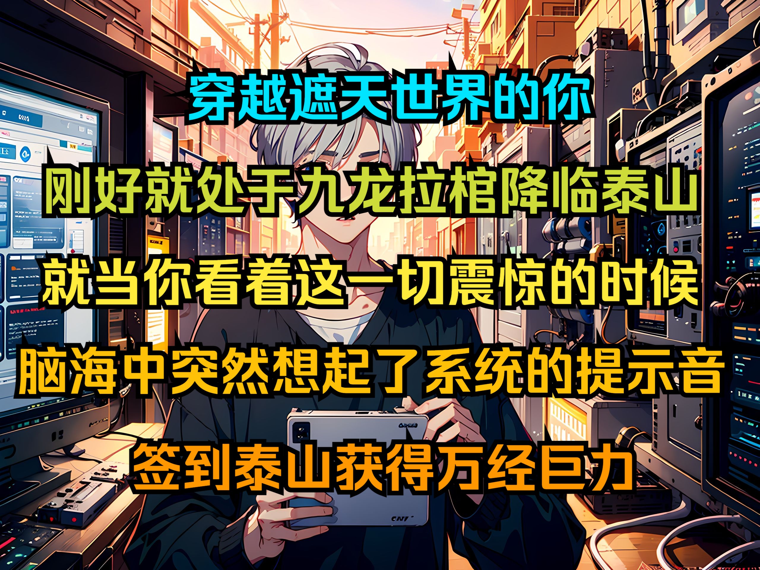 穿越遮天世界的你,刚好就处于九龙拉棺降临泰山,就当你看着这一切震惊的时候,脑海中突然想起了系统的提示音,签到泰山获得万经巨力哔哩哔哩bilibili