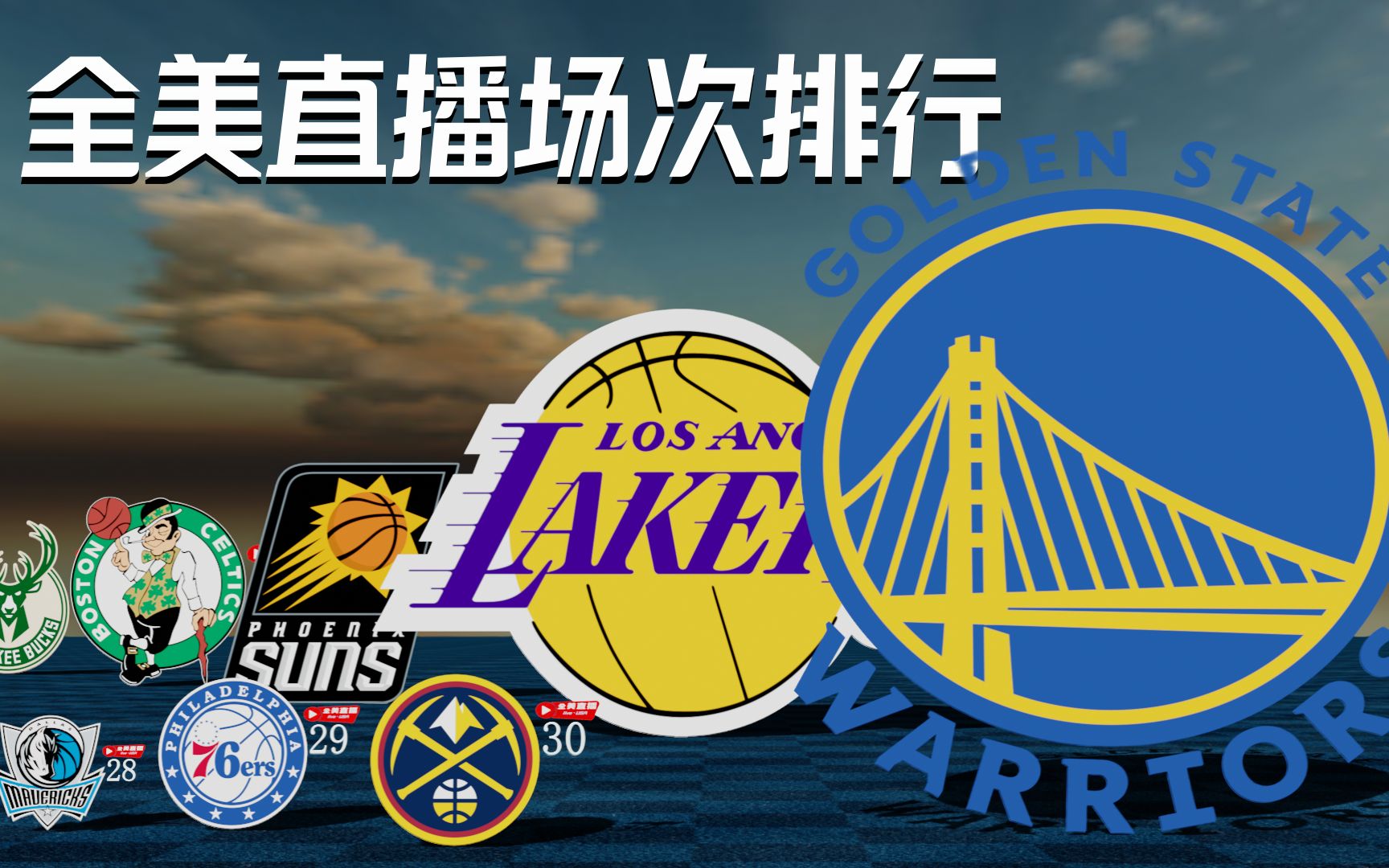 NBA全美直播排行:詹姆斯湖人40场排第2哔哩哔哩bilibili