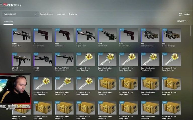 【csgo开箱】csgo operation broken开100个狂牙大行动新箱子