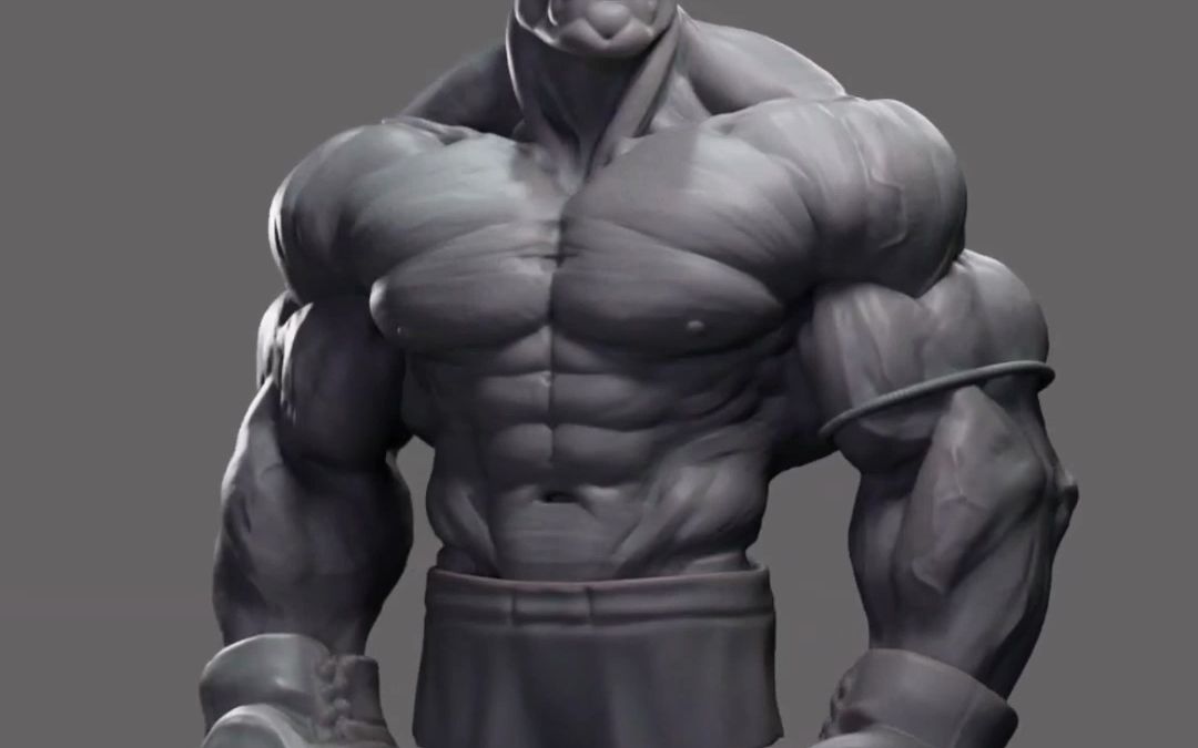 你们平时是怎么练习肌肉zbrush雕刻的?