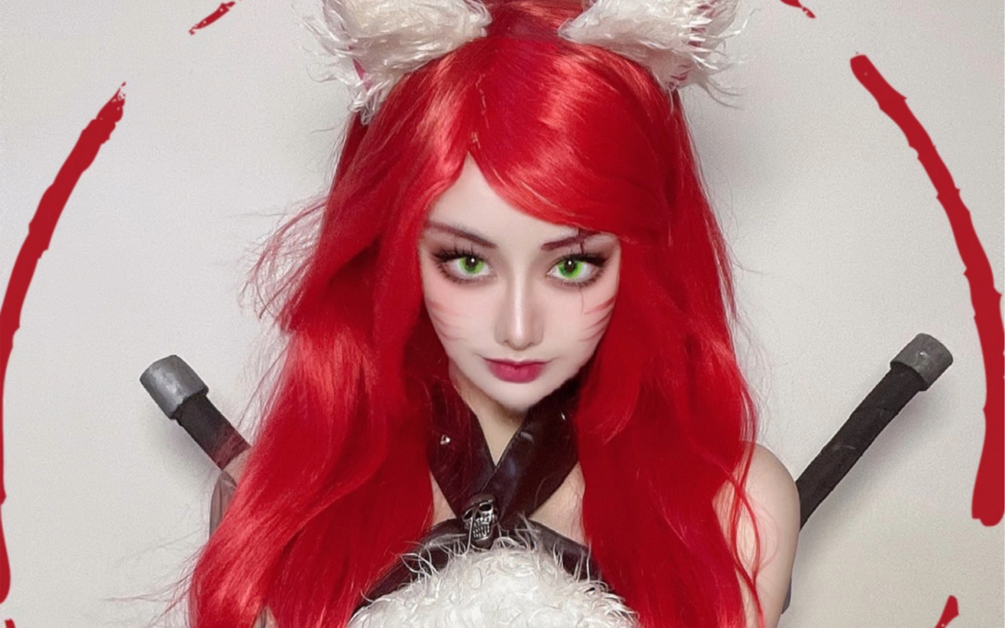 【leeleelee】英雄联盟暗夜猫女卡特琳娜cos