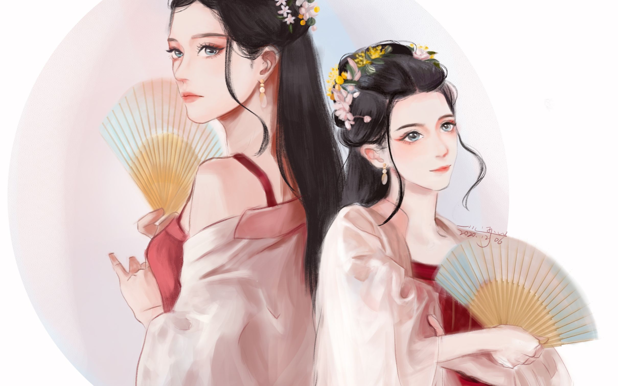 党妹的游园惊梦手绘合