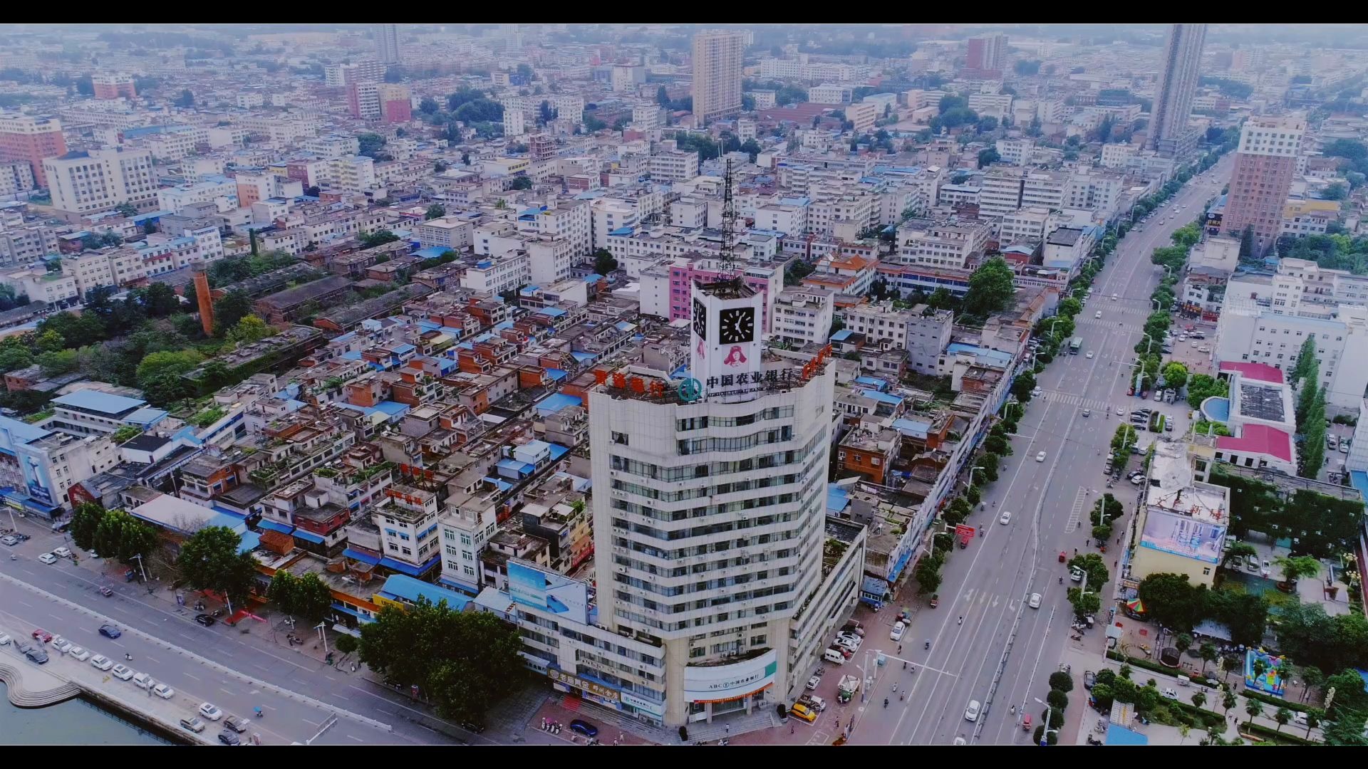 用航拍记录我的家乡邓州市水上楼_哔哩哔哩_bilibili