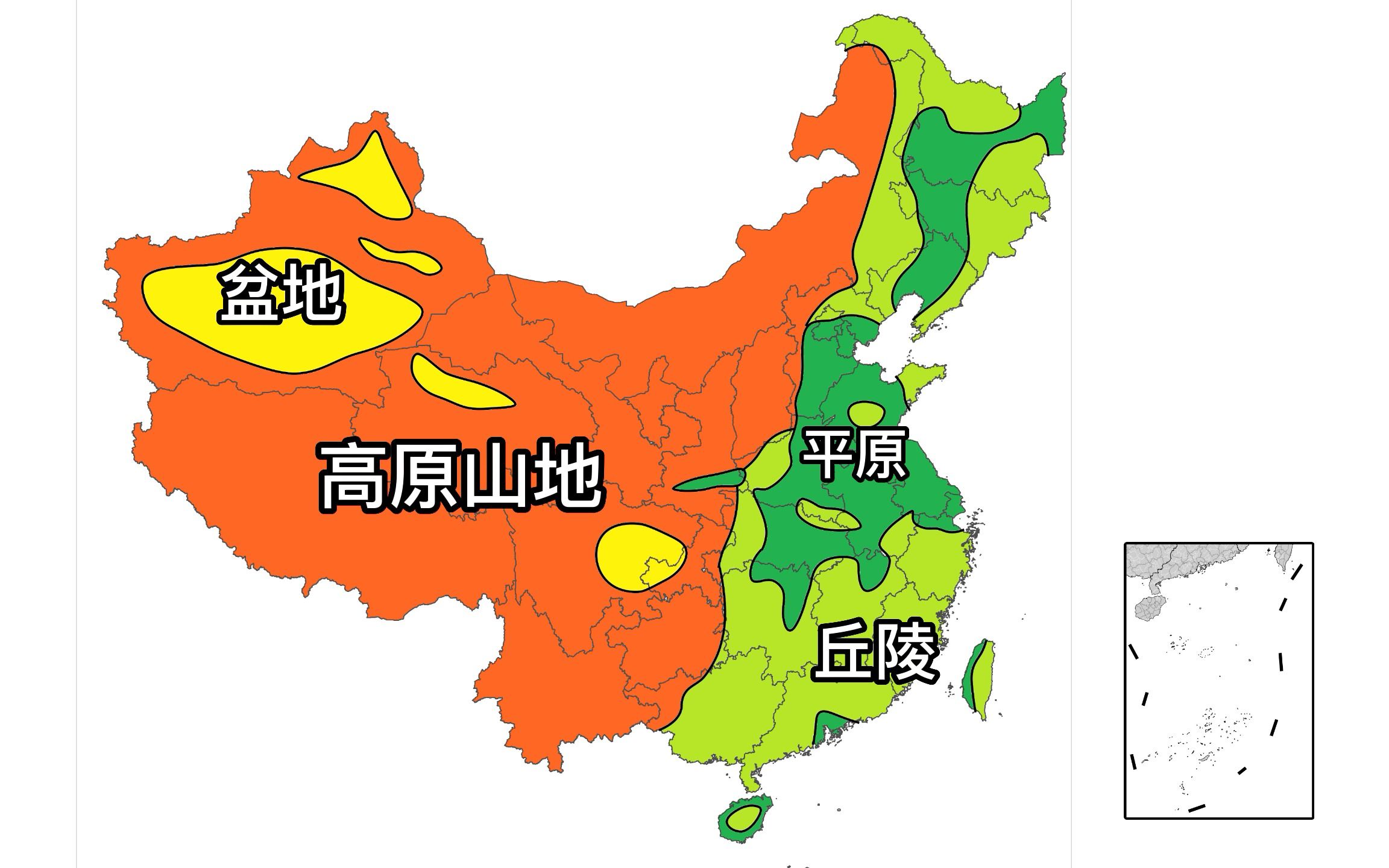 [图]解释中国地理的10幅重要地图