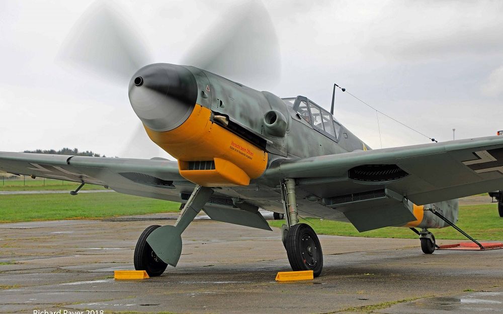 【处女航】梅塞施米特 bf109g-6战斗机修复后首飞(2018.4.