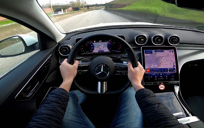 2022款奔驰c级c180 第一视角试驾