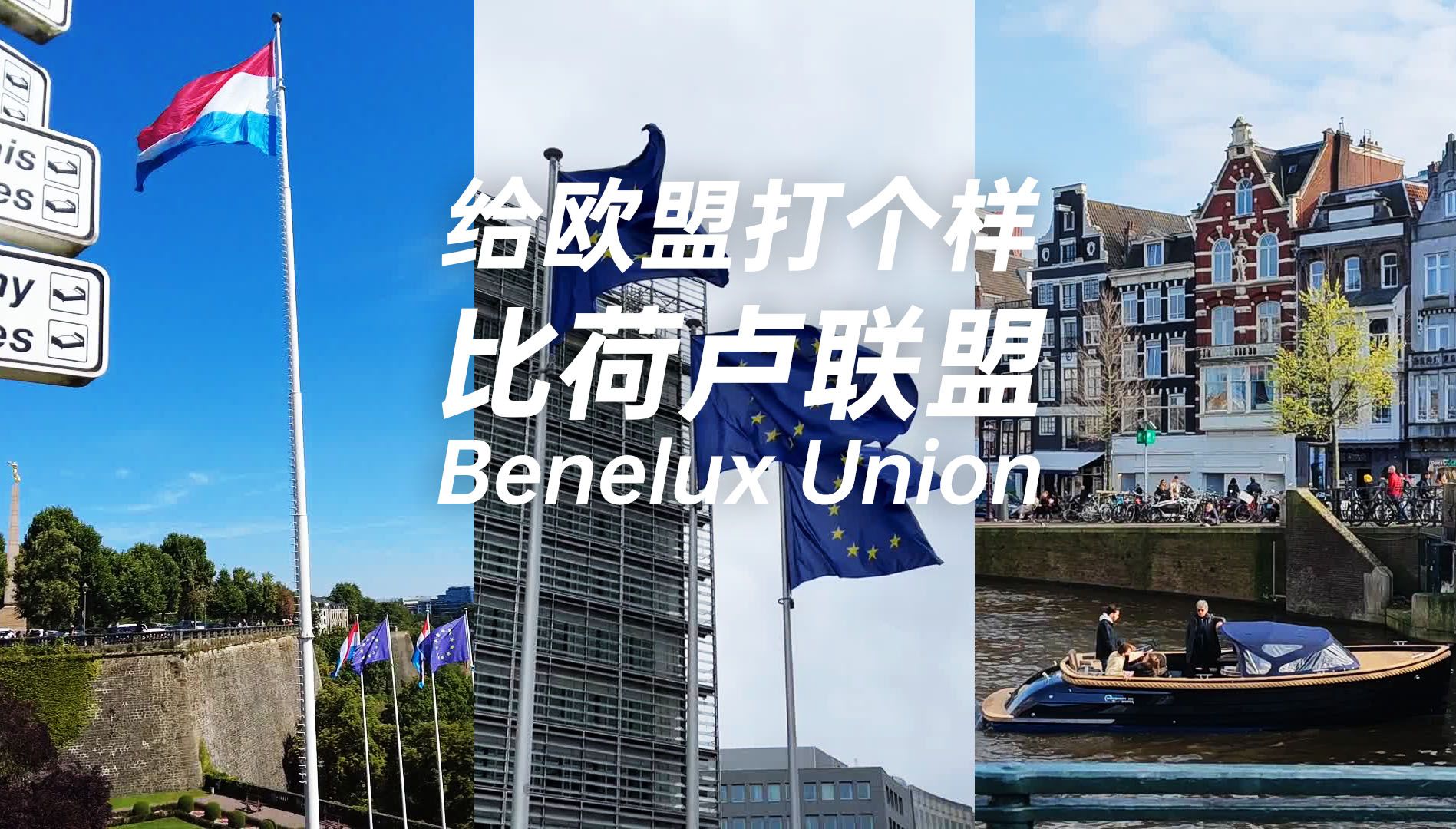 给欧盟打个样 比荷卢联盟 Benelux哔哩哔哩bilibili