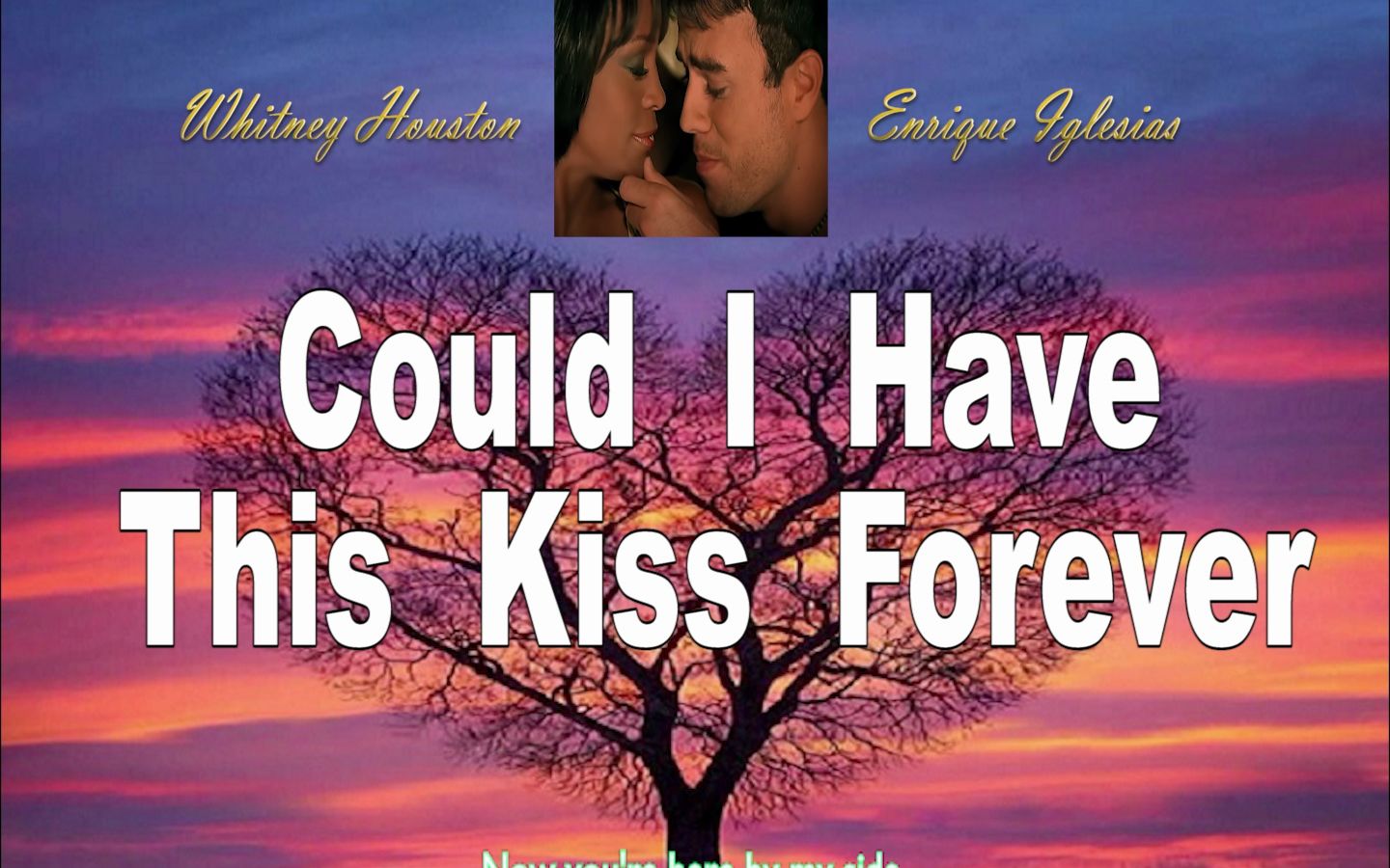 [图]歌曲推荐 | 堪称20世纪末最动人的男女对唱情歌《Could I have this kiss forever》