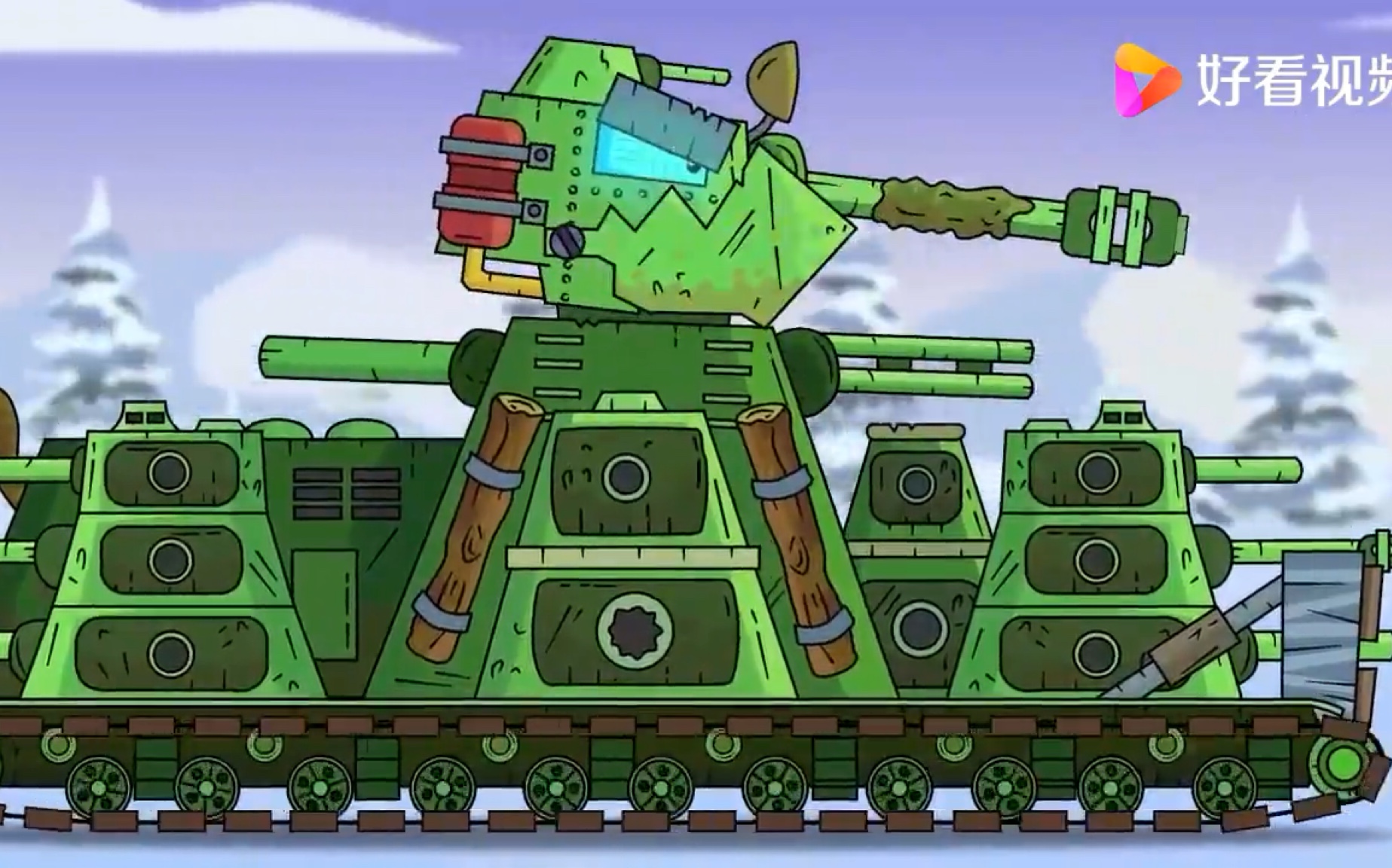 坦克世界动画:kv45vsvk44(懒得打字)_哔哩哔哩_bilibili