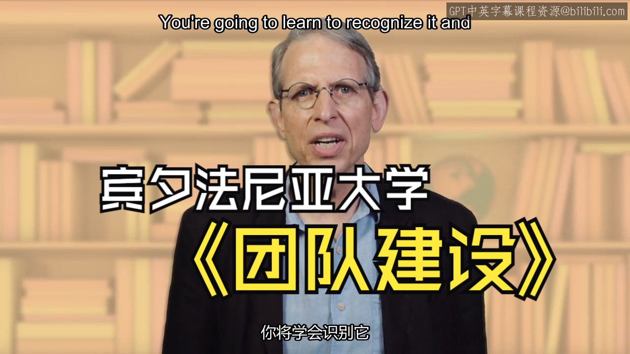 宾夕法尼亚大学《以文化为驱动的团队建设(团队文化、高绩效、优化多样性、持续学习、实践)|CultureDriven Team Building》中英字幕哔哩哔哩bilibili