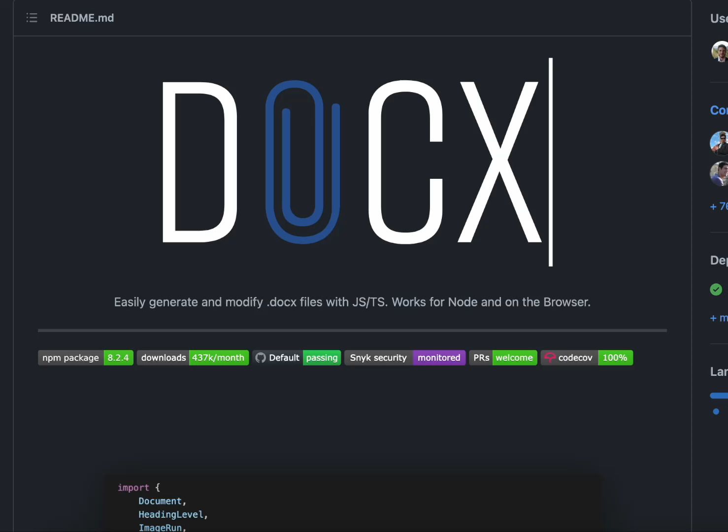 [每日一库] docx 使用JS/TS生成和修改.docx文件哔哩哔哩bilibili