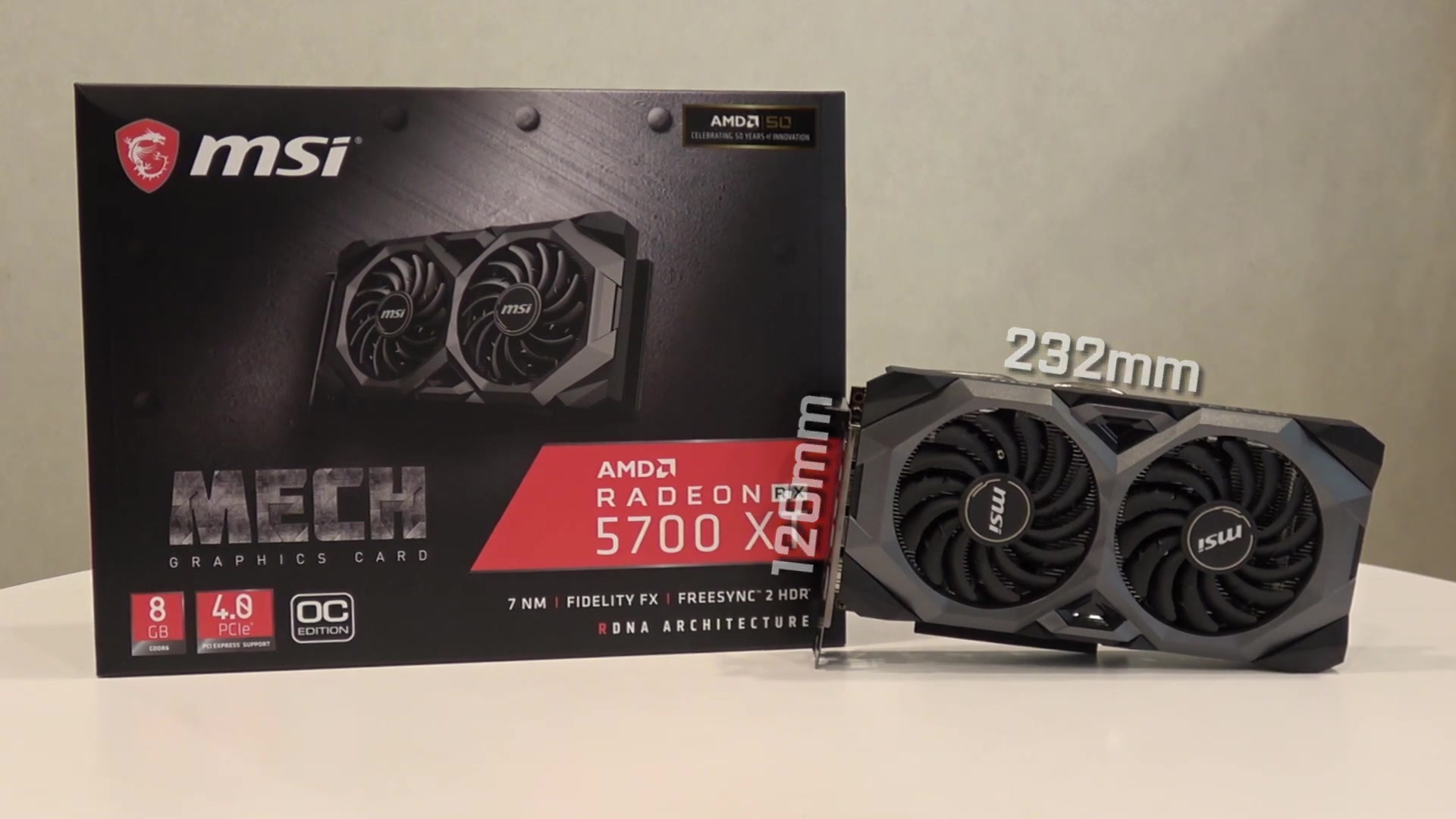 微星msi radeon rx 5700 xt mech