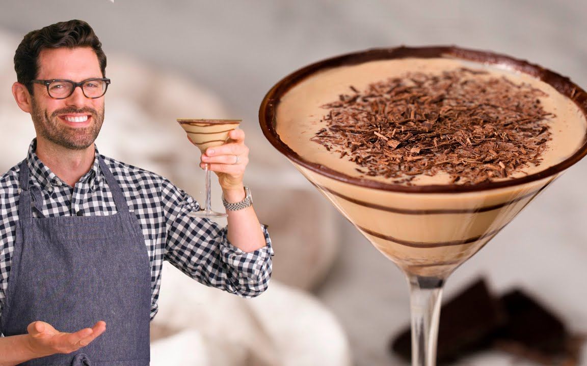 【preppy kitchen中字】巧克力马提尼 | chocolate martini