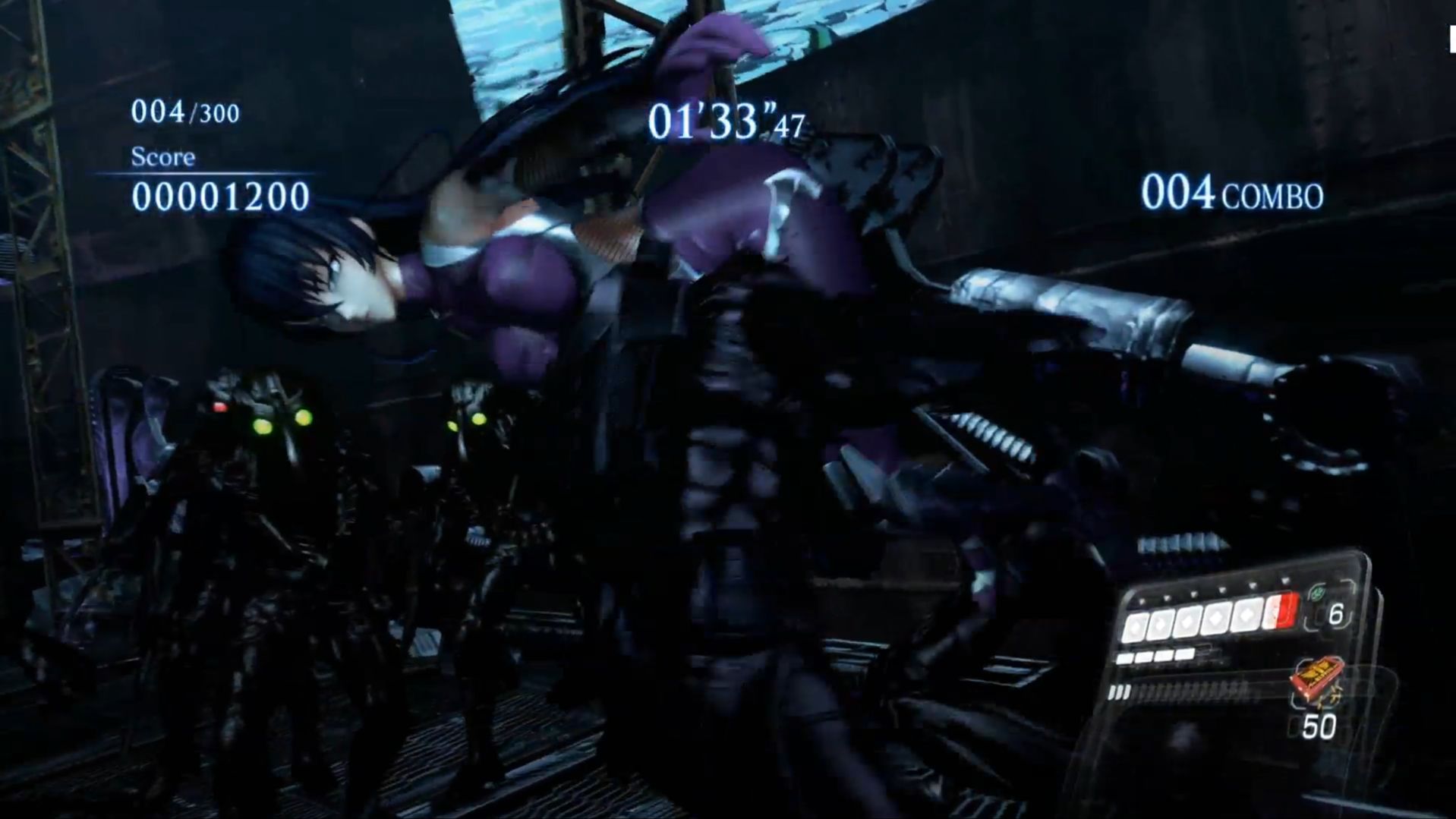 【生化危机6】对魔忍阿莎姬在海底基地中战败