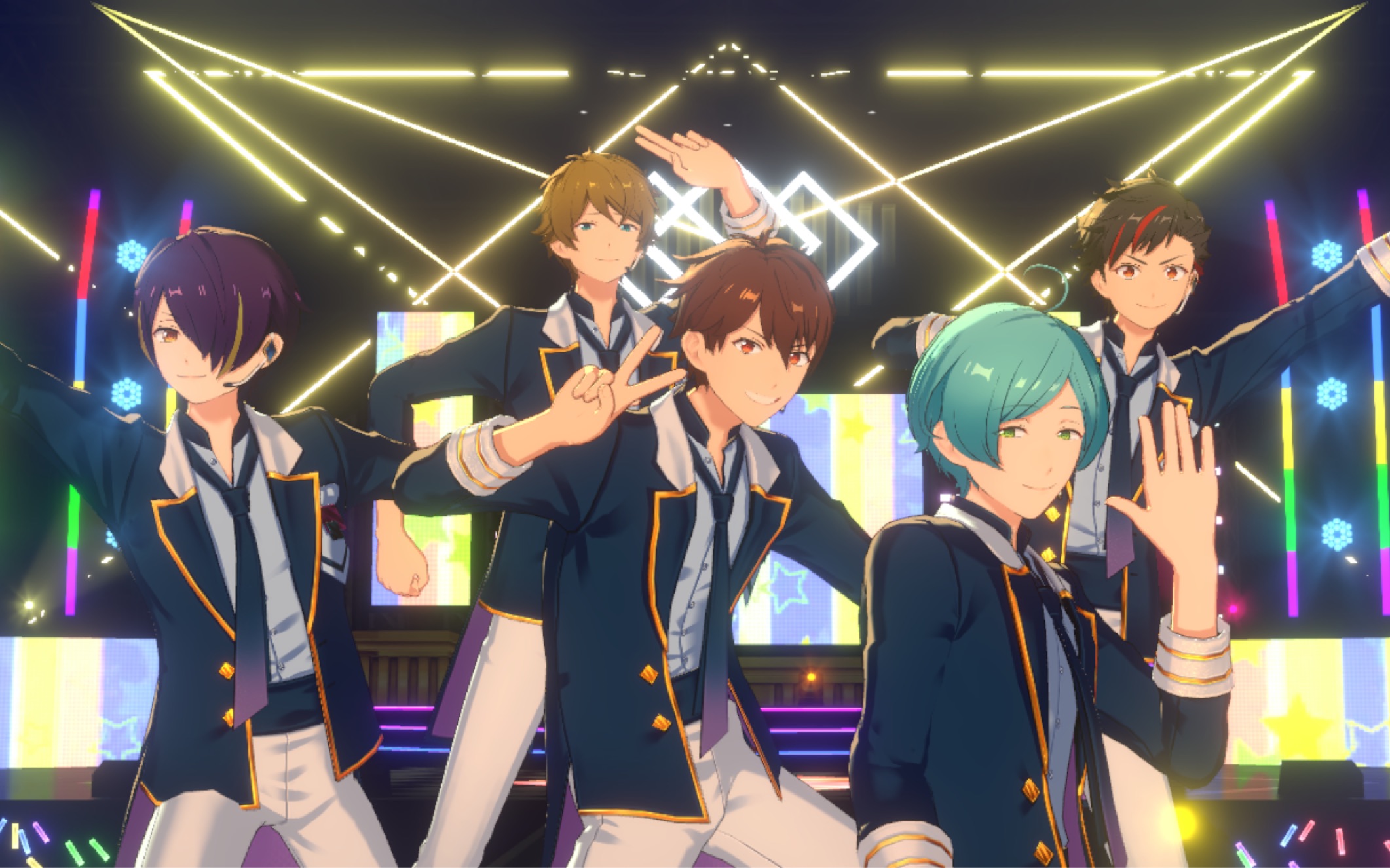 偶像梦幻祭 流星队 偶像等级b大楼衣装scr的流星花火和アンリミテッド