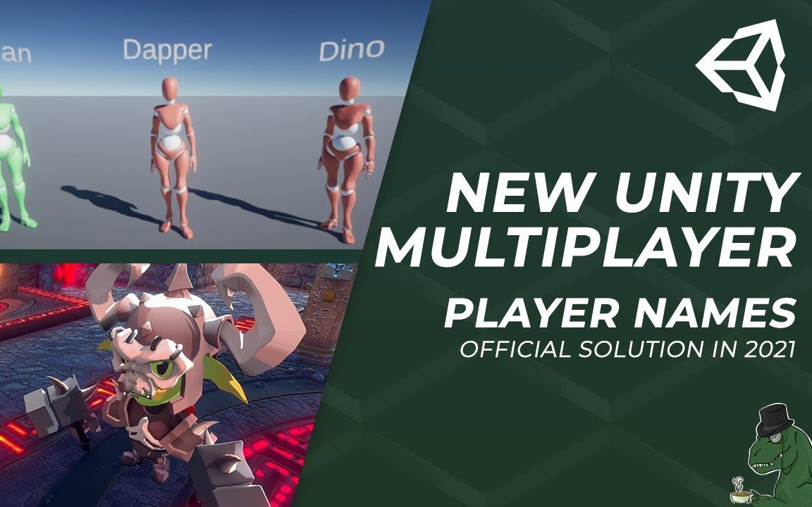 [图]MLAPI: How To Make A Multiplayer Game In Unity 2021.1--Player Names