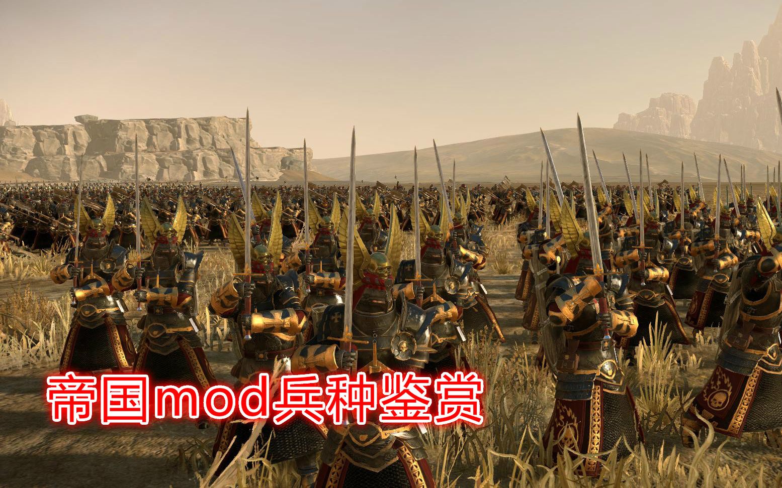 【战锤2全面战争】帝国mod兵种鉴赏 黑甲军团来袭!