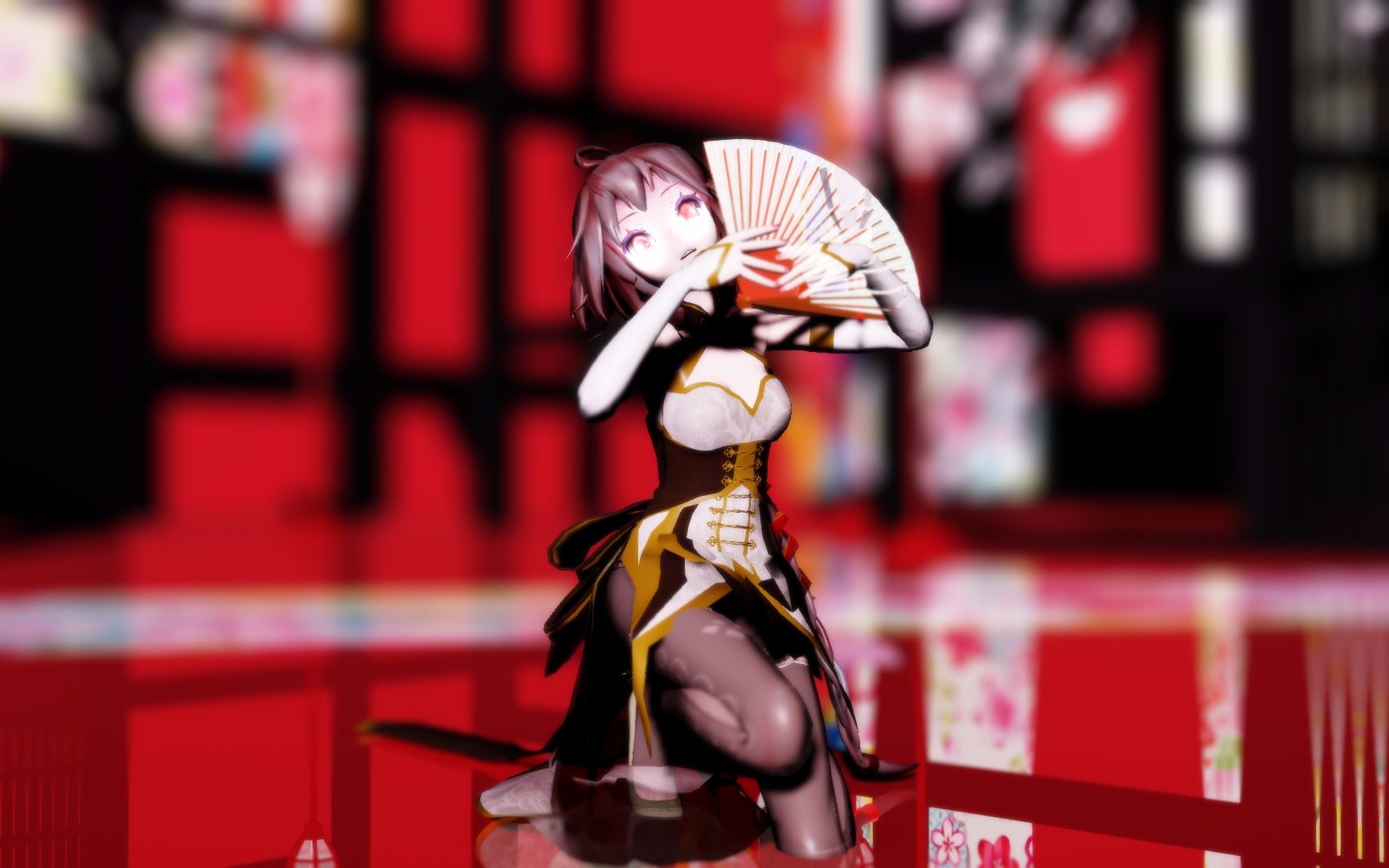 mmdtokiofunka东京不夜城凤凰式旗袍乐正绫