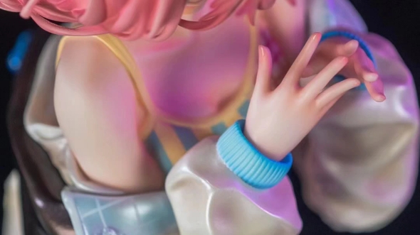 商品名称:[新品集单]明日方舟蓝毒浅滩律动半身像集单涂装成品白模