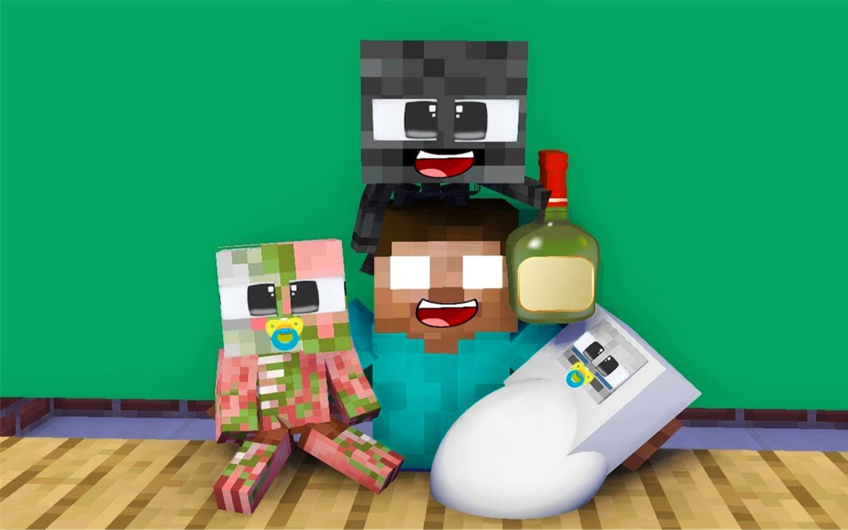 mc怪物学校《酿造宝贝》,him与学生有了可爱宝贝!_哔哩哔哩_bilibili