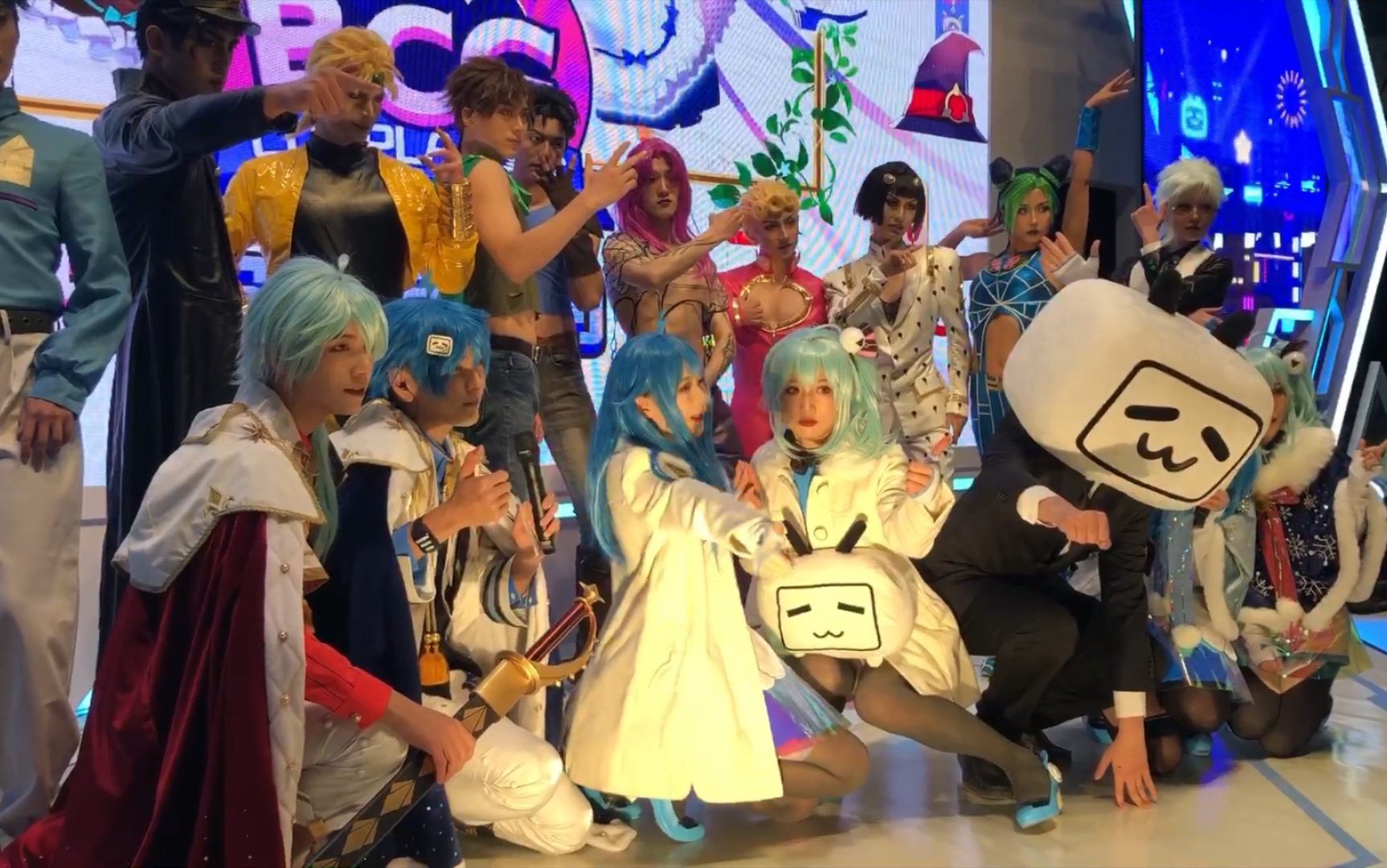 cp27现场拍到的2233(狐妖现场演唱 糕糕cos)