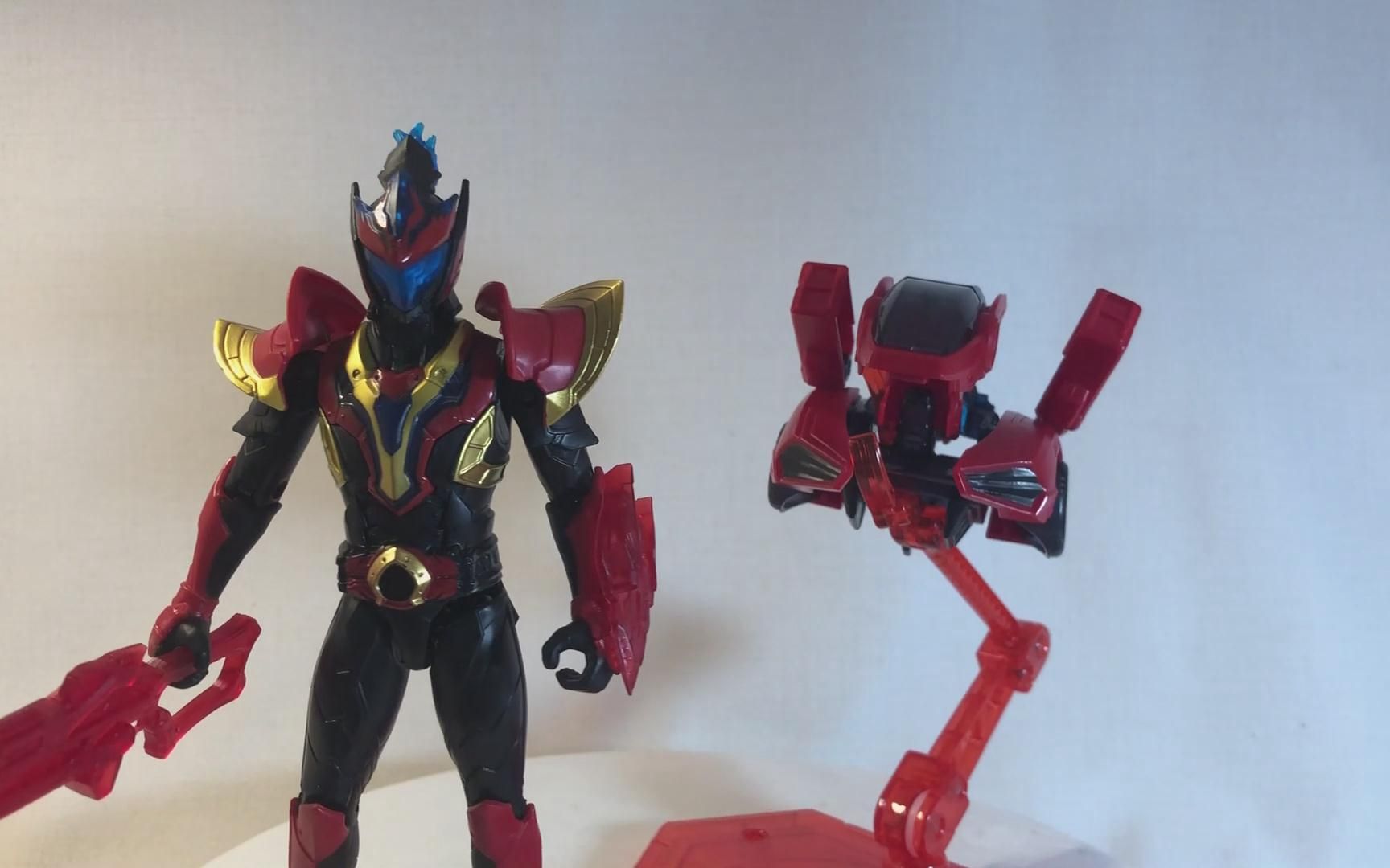 【速胶】快展示:铠甲勇士猎铠猎铠马帅变形可动版_哔哩哔哩 (゜-゜)つ