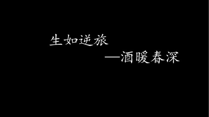 《生如逆旅》——酒暖春深著
