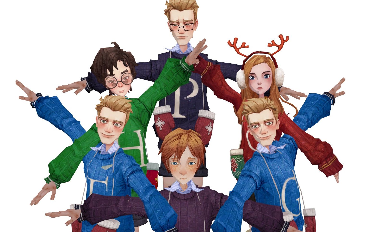 韦斯莱一家祝您圣诞快乐