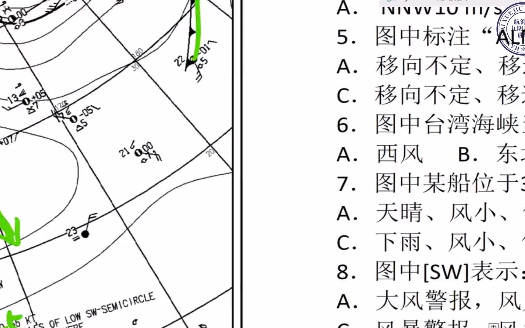 [图]航海气象-传真图