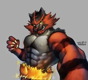 兽人图集 44(炽焰虎)