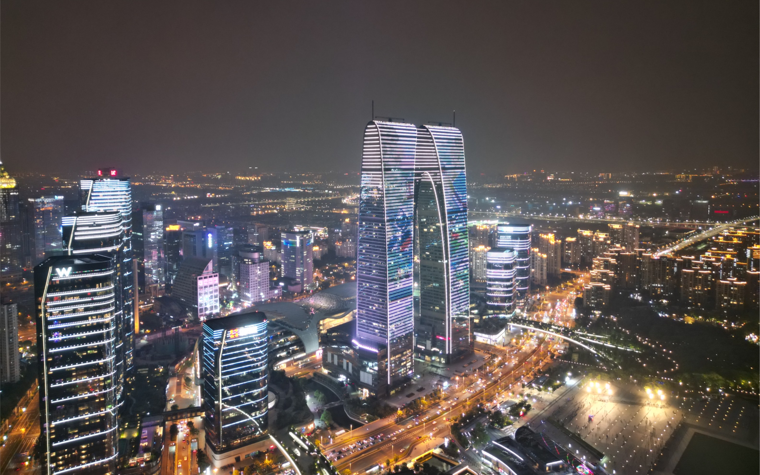 城市航拍—苏州东方之门