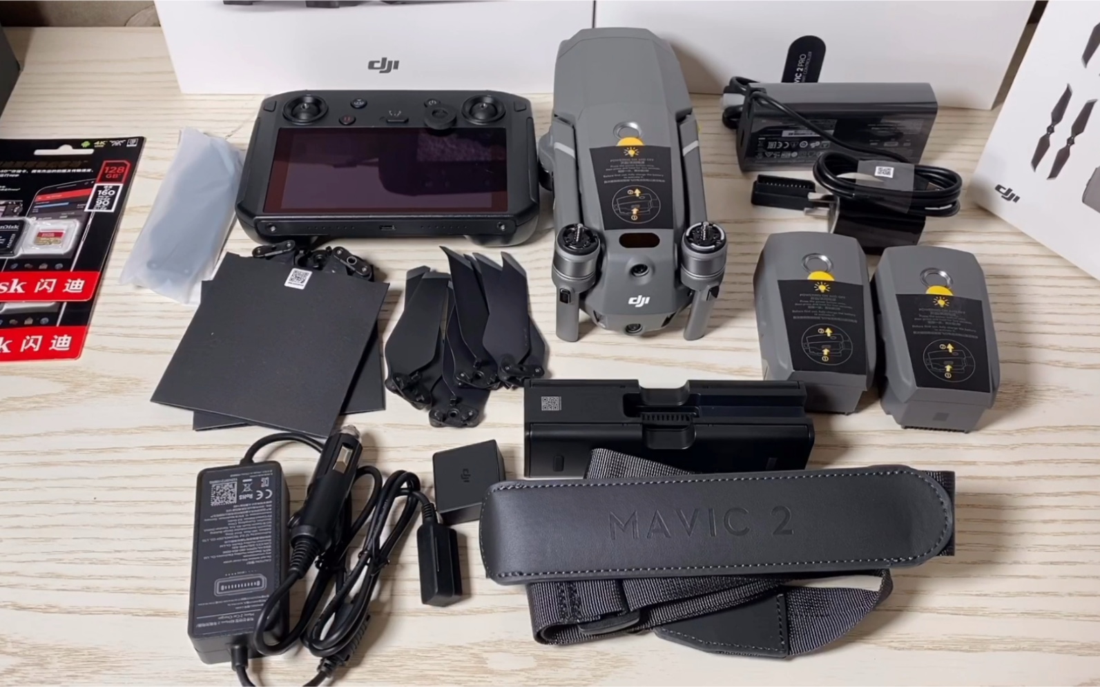 大疆djimavic2pro drone拆盒