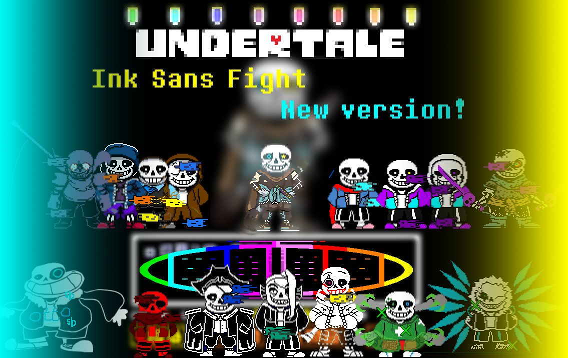 [图][_Tale]全新的Ink Sans Fight 三阶段完整版发布！