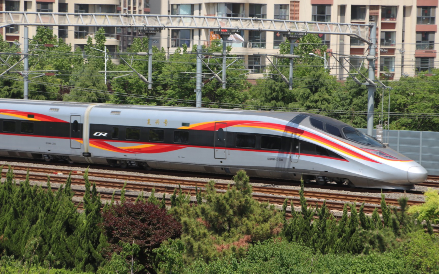 【济南局标杆】g208次 青岛-北京南 cr400af-z-2281 青岛北站出站