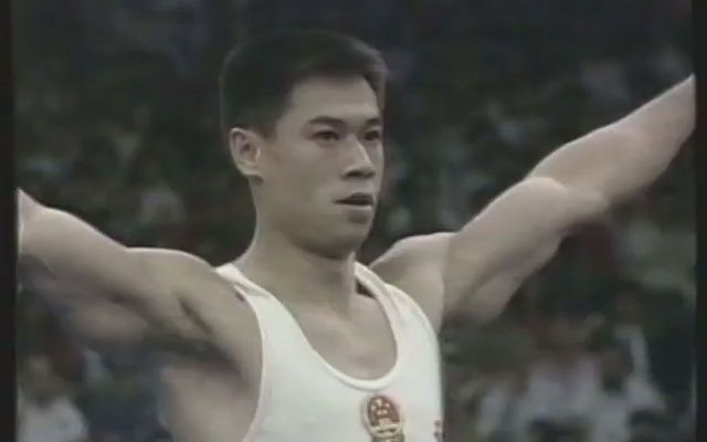 李宁 自由操 1988年汉城奥运会男子体操团体自选动作哔哩哔哩bilibili