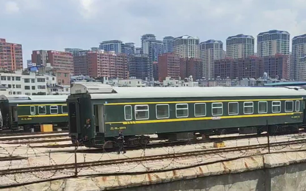 k79次列车经过昆明车辆段