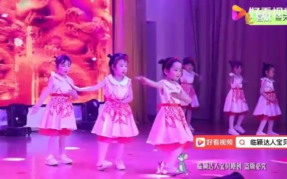 [图]幼儿园大班女生舞蹈《中国娃 少年郎》，少年强，则中国强