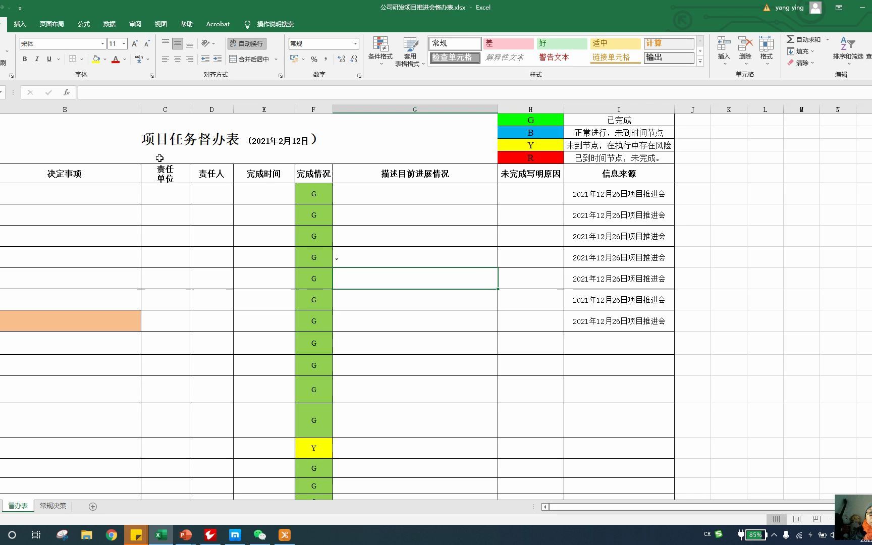 【119】项目任务监控督办表哔哩哔哩bilibili