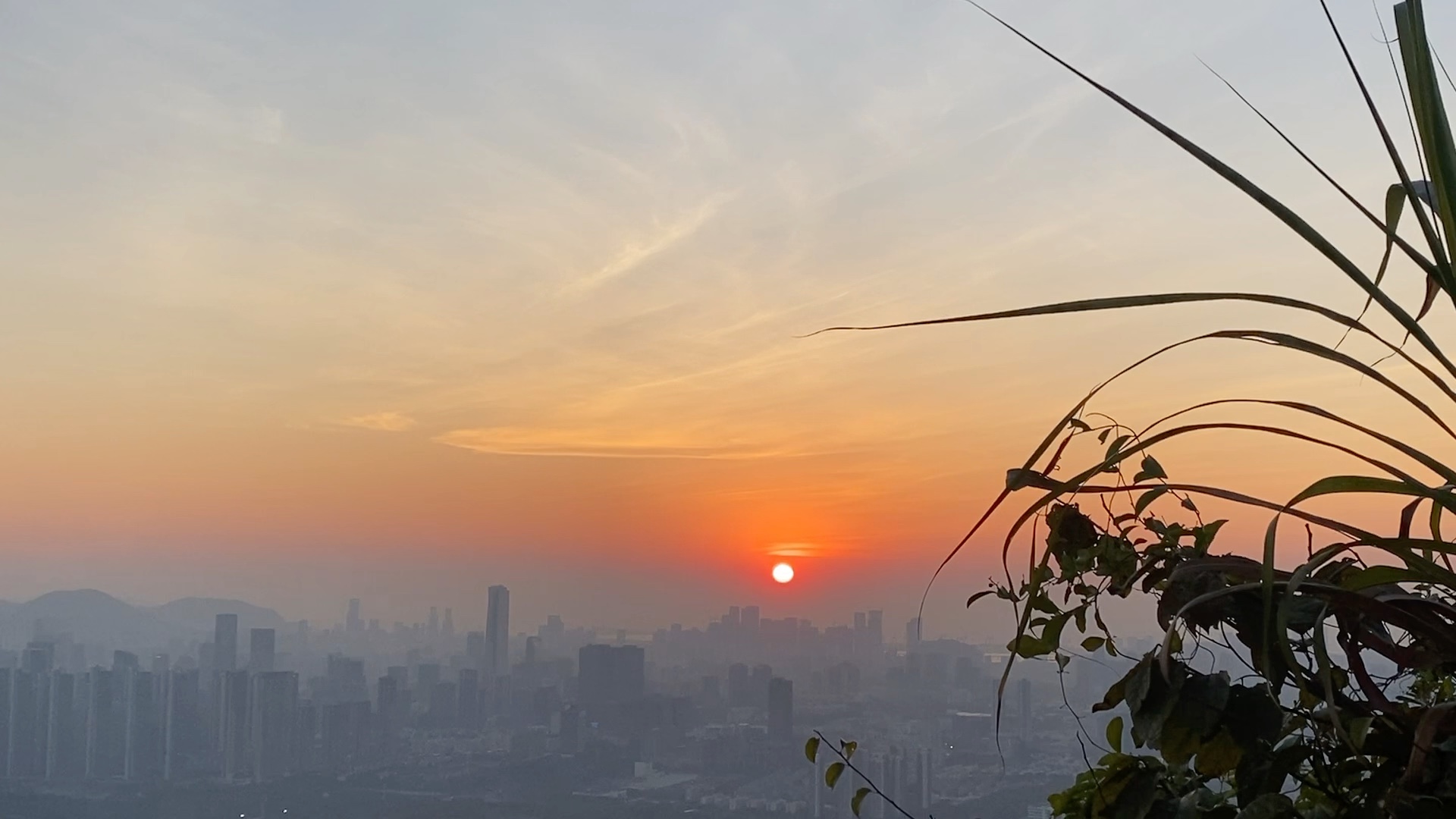 太阳西下的图片真实图片