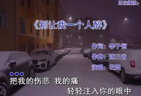 Download Video: 汽水音乐听完整版《别让我一个人醉》