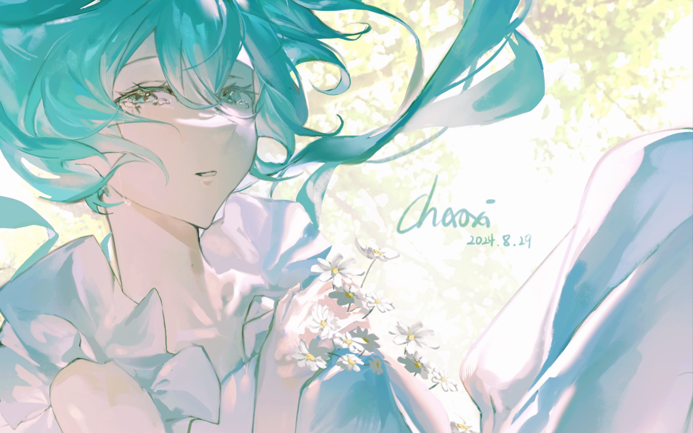 【procreate绘画过程】朦胧之春