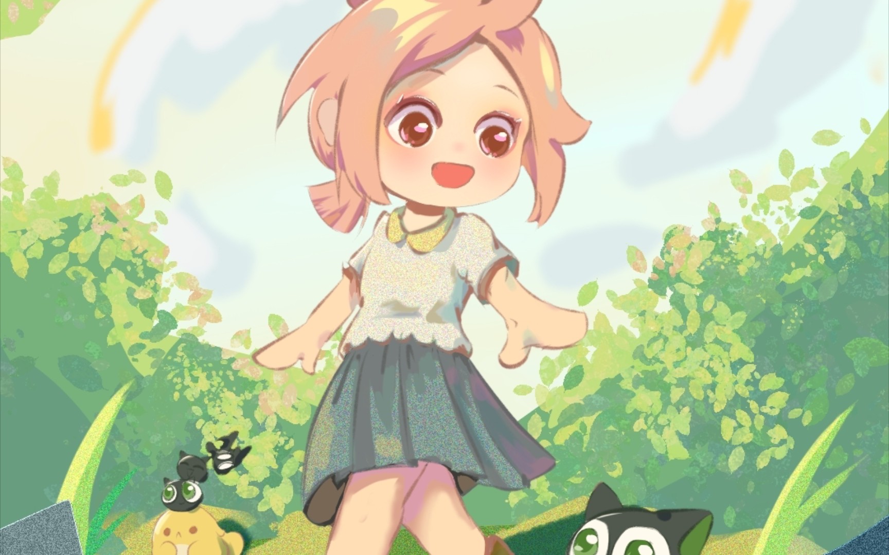 摸出一个超可爱的罗小白