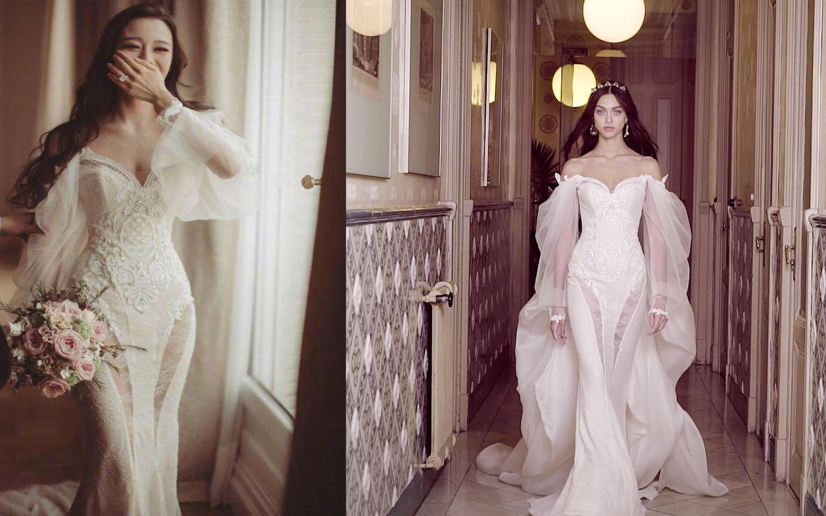 吉娜婚纱出处高定嫁衣galialahav婚纱大片2017bridalcouture