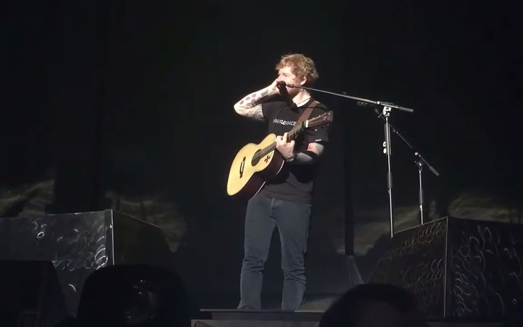 [图]第一次表演Save Myself - 黄老板Ed Sheeran Glasgow 4_16_17考古