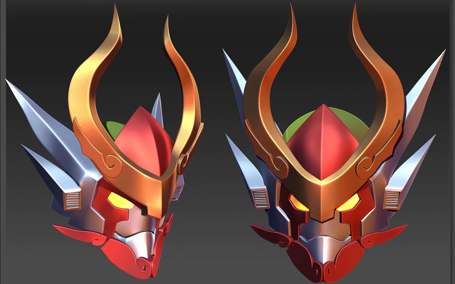 王者荣耀孙悟空新皮肤零号赤焰模型建模