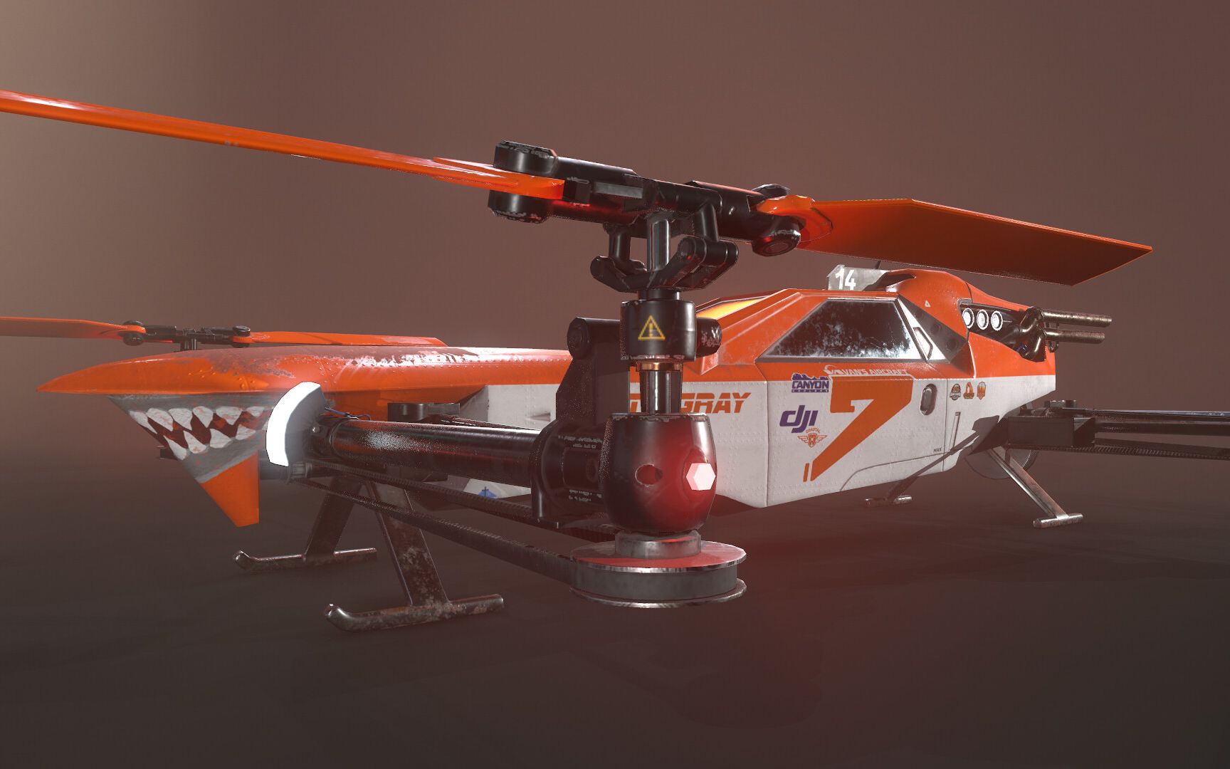 次世代卡通硬表面飞机教程 没看出来吧_哔哩哔哩 (゜-゜)つロ 干杯